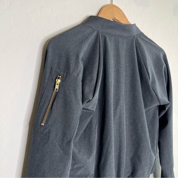 Albion Fit Bomber Jacket Gray - Picture 6 of 7